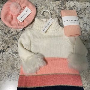 NWT Janie & Jack Sweater 3 piece set!